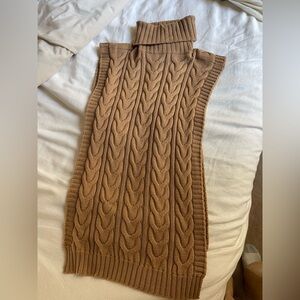 MaxMara Weekend Tan Knit Sweater Vest